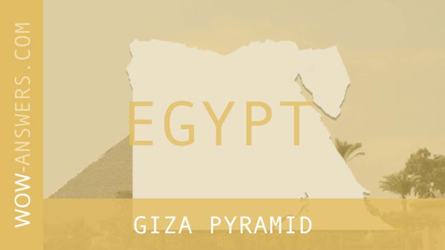 words of wonders Giza Pyramid