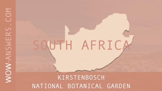 words of wonders Kirstenbosch National Botanical Garden